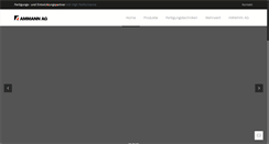 Desktop Screenshot of ammann-metall.ch